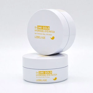 LEBELAGE Dr. Miếng Dán Mắt Hydrogel Vàng 24K 60 Miếng Dán Dưỡng Ẩm Làm Săn Chắc Dưới Miếng Dán Chăm Sóc Mắt