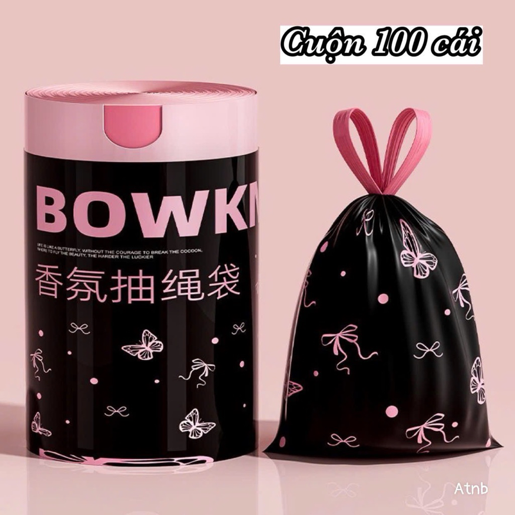 Cuộn 100 túi rác dày dặn – dai bền, tiện lợi cho mọi gia đình