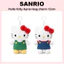 Túi tạp dề Hello Kitty quyến rũ 12cm (Xanh / Xanh)