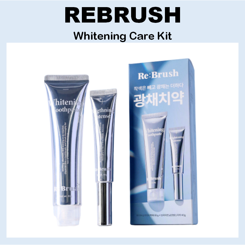 [Rebrush] Bộ chăm sóc làm trắng da làm trắng răng 80g + Kem đánh răng làm sáng da 40g
