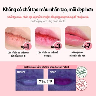 NATURAL SHINE Son Dưỡng Môi Lux Triple Lip Cure Balm - Original Type 5g