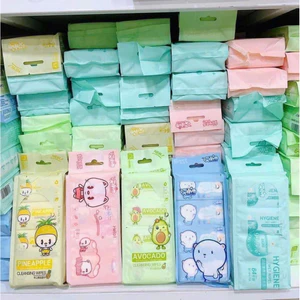 Set 8 Gói Giấy Ướt Mini – Khăn Giấy Ướt Bỏ Túi Siêu Tiện Lợi Cho Bé Và Gia Đình