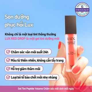 NATURAL SHINE Son Dưỡng Môi Lux Red Drop Lip Cure - Gel Tint 5g
