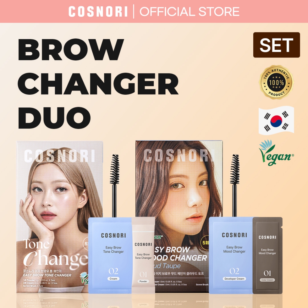 [COSNORI x KOL] Easy Brow Tone Changer + Easy Brow Mood Changer