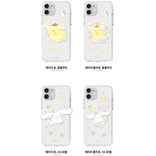 Sanrio - hộp đựng thạch trong suốt chủ đề cổ tích + bộ tok tương thích cho iphone galaxy