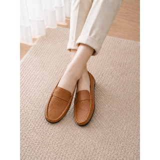 Giày Pan Mọi  "Đi Như Không Đi" - Da mềm mại êm ái , cao 2cm , BH 12 tháng