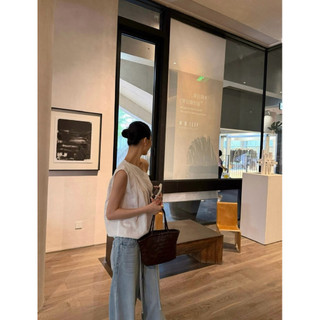 𝘽𝙊𝘽 𝙏𝙊𝙋 - Áo Linen Lệch Vai phom Bí