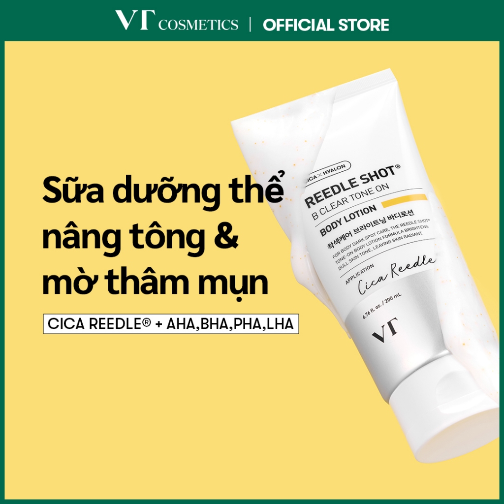 [VT] Sữa dưỡng thể Reedle Shot B Clear Tone-Up 200ml [Gian hàng chính hãng]