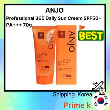 Kem chống nắng hàng ngày ANJO Professional 365 SPF50 + PA + + 70g / Kem chống nắng chống nắng chống nắng hàng ngày Kem chống nắng dưỡng ẩm