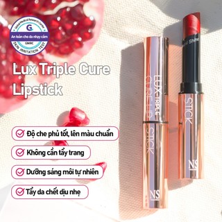 NATURAL SHINE Son Môi Phục Hồi Lux Triple Cure Lipstick 3.5g