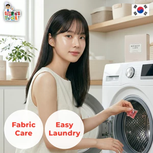 Viên Giặt Len & Đồ Tinh Xảo Gentle Clear 60 Viên (480g) | Chăm Sóc Vải Chuyên Nghiệp