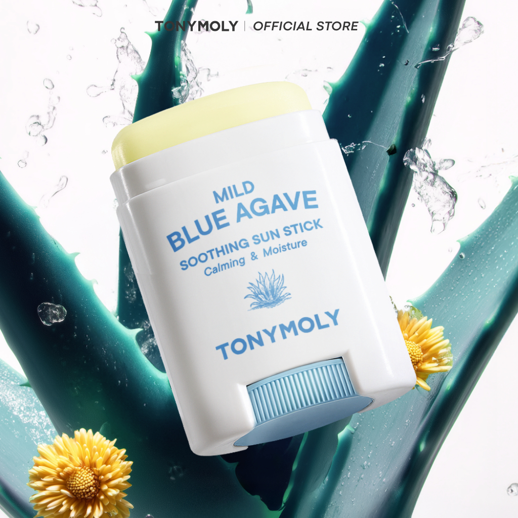 TONYMOLY Thanh Lăn Chống Nắng Mild Blue Agave SPF50+ PA++++ Làm Dịu, Cấp Ẩm, Không Để Lại Vệt Trắng, Dịu Nhẹ mild sun stick
