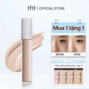 【Mua 1 Tặng 1】Kem che khuyết điểm lỏng che thâm mụn, bám lâu, không cakey, tự nhiên Che Khuyết Điểm Idol Cover Concealer 6.5g *2