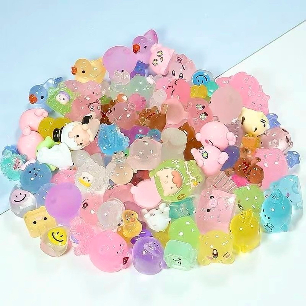 Combo 50 Tặng 6 Túi Mù Mini Dạ Quang, Túi Kẹo Bóc Quà Bí Mật Mẫu Dạ Quang, Blind Bag Kẹo Bóc Quà Tặng Bé