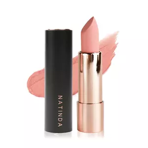 NATINDA Art in Black Lipstick 3.5g Matte Lip Color Kết cấu mịn màng Trang điểm lâu trôi Sử dụng hàng ngày