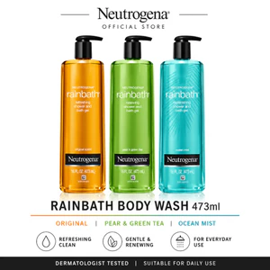 Sữa tắm & tắm mới Neutrogena Rainbath 473ml | Woody Amber / Xà phòng tươi / Táo Herb | Gel tắm dưỡng ẩm