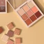 NATINDA Magic Eye Shadow Palette 9 Màu 1.5g x 9 Ấm Mát Tông Màu Trang Điểm Lấp Lánh Mờ Sử Dụng Hàng Ngày