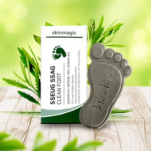 MYLOW Seugsak Clean Foot Cleaning Bar 50g Xà phòng chân nhẹ nhàng để chăm sóc tươi mát hàng ngày & làn da mịn màng