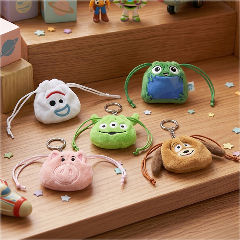 [DISNEY] Túi dây rút mini Toystory (Alien / Forky / Hamm / Lilypad / Slinky Dog)