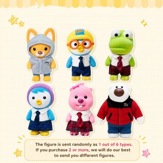 Túi Bất Ngờ Pororo Và Những Người Bạn 2026 – Flocking Figure Season 3 Chủ Đề Trường Học