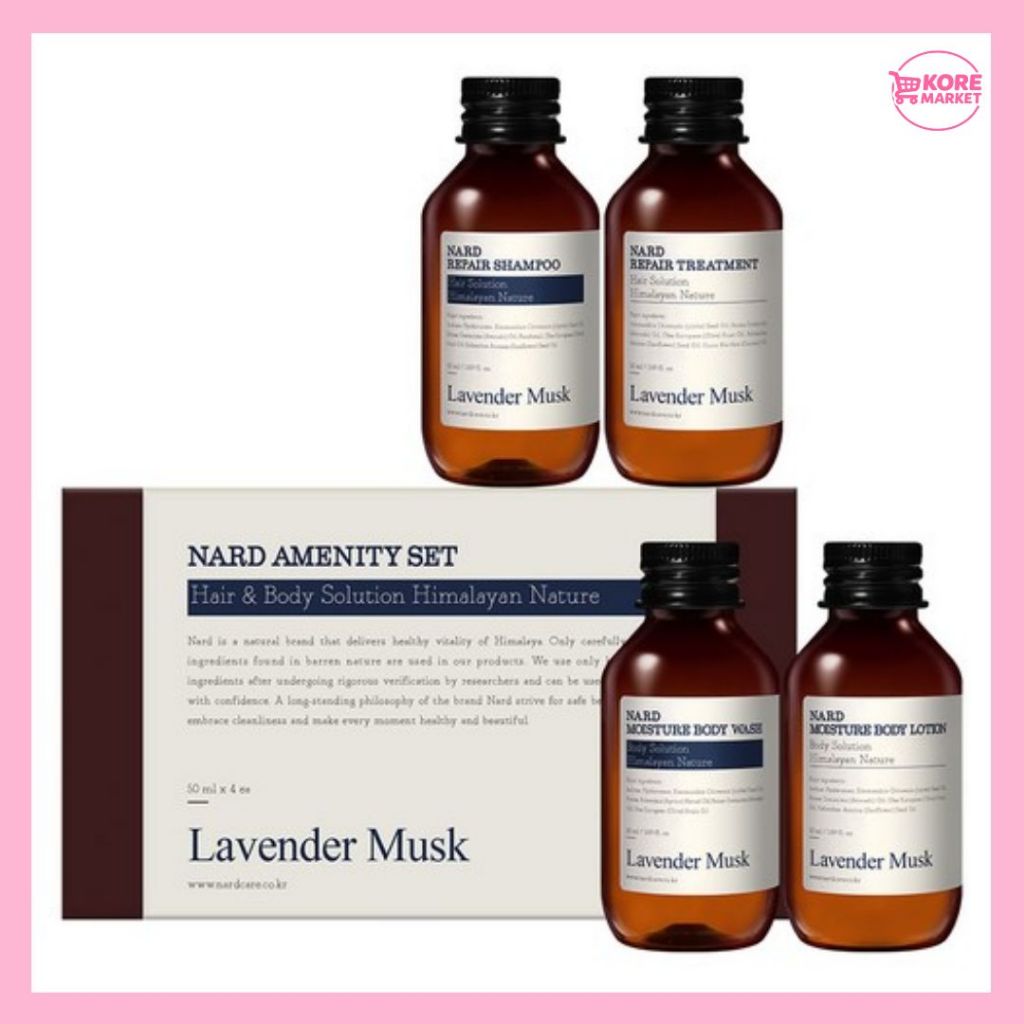 BỘ AMENITY NARD BOUQUET GARNI 4 CÁI – GỘI, ĐIỀU TRỊ, RỬA THÂN, DƯỠNG
