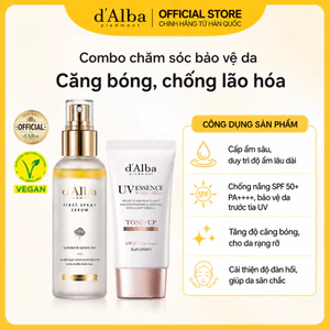 Combo Bảo Vệ Chăm Sóc Da Căng Bóng Chống Lão Hóa (First Spray Serum 100ml, Waterfull Tone-up Sun Cream 50ml)