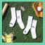 Tất ngẫu nhiên phiên bản Pokemon 2 cái / hộp + 1 nhãn dán bìa thẻ