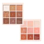 NATINDA Magic Eye Shadow Palette 9 Màu 1.5g x 9 Ấm Mát Tông Màu Trang Điểm Lấp Lánh Mờ Sử Dụng Hàng Ngày