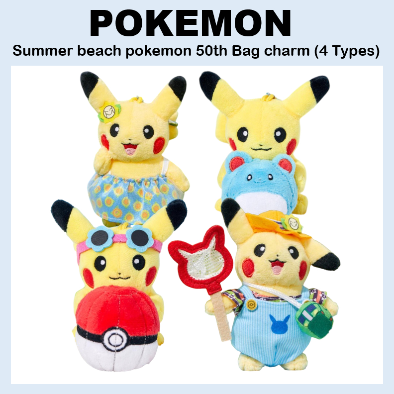 [POKEMON] Pokemon đi biển mùa hè 50th oliveyoung Túi sang trọng quyến rũ (4 loại)