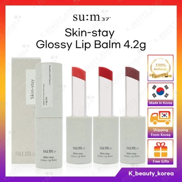 [SU:M37] SUM37 Skin-stay Son Dưỡng Glossy Lip Balm 4.2g (San Hô / Đỏ / Rose) / Dưỡng Môi Vegan [HÀN QUỐC]