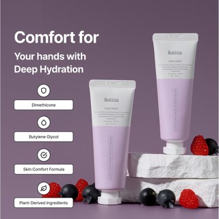 Kem dưỡng da tay kẹo bông ROKKISS 50g * 4ea (1 bộ - 4 mùi) Nước hoa dưỡng ẩm