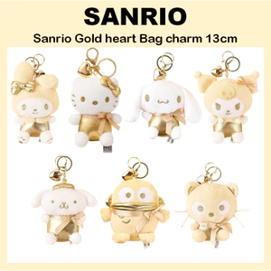 Túi búp bê trái tim vàng Sanrio Characters quyến rũ 13cm