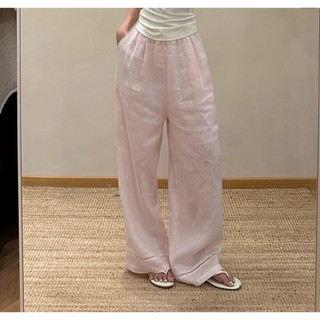 𝙎𝙒𝙀𝙀𝙏 𝙋𝘼𝙉𝙏 - Quần Linen Tưng ống suông Phối Ren