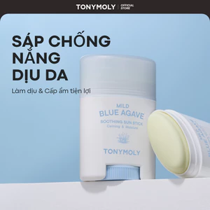 TONYMOLY Thanh Lăn Chống Nắng Mild Blue Agave SPF50+ PA++++ Làm Dịu, Cấp Ẩm, Không Để Lại Vệt Trắng, Dịu Nhẹ mild sun stick