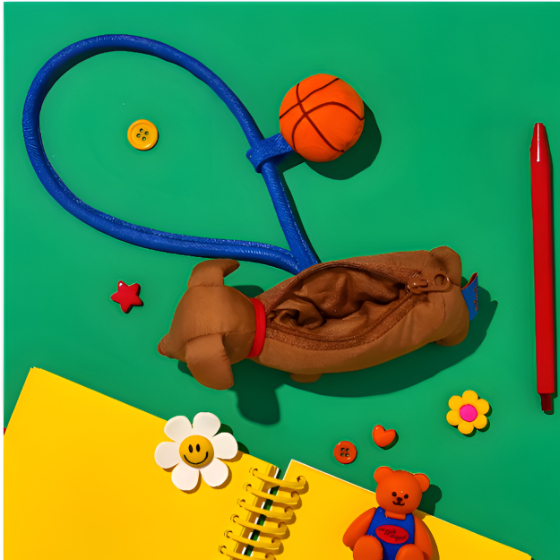 [WIGGLEWIGGLE] Wiggle Point Bag Charm Mini Pouch Móc khóa Dachshund / Rùa / Tamagotchi