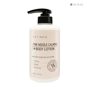 NATINDA Pine Needle Calming Body Lotion 500ml Chăm sóc độ ẩm Da nhạy cảm Kem dưỡng ẩm cơ thể hàng ngày