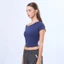 Áo shirring bất đối xứng - Lụa sữa mật độ cao vừa vặn