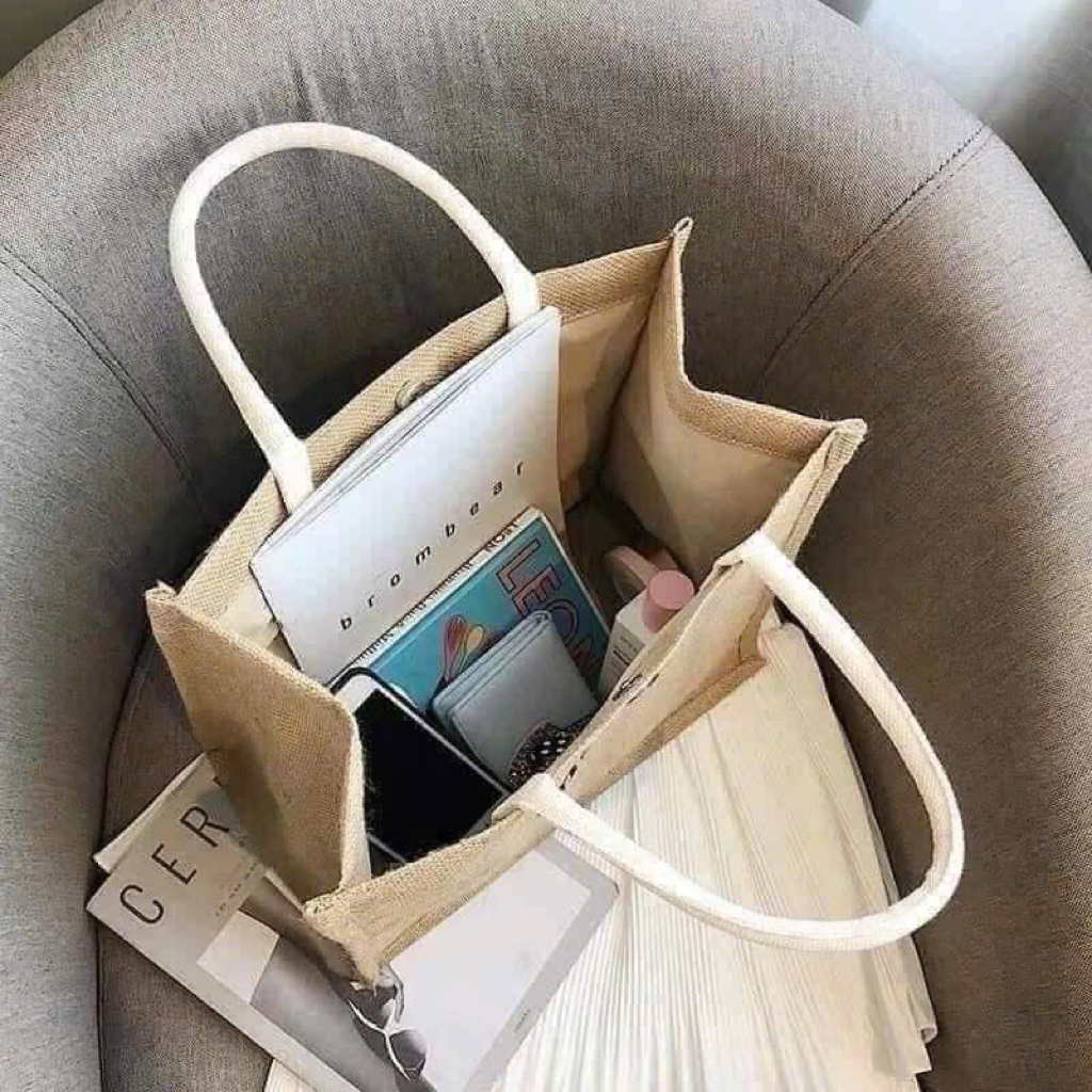 Túi Tote Merci Thời Trang Size Lớn – Hot Trend Đi Học, Đi Làm, Đi Biển