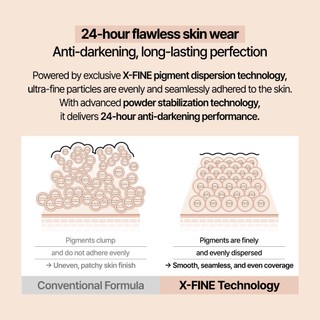 [fwee] All-Day Cover Black Cushion (5 Colors)