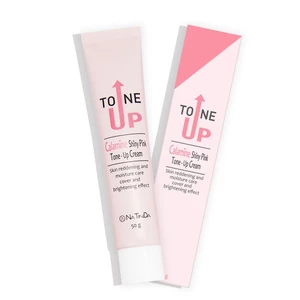 NATINDA Calamine Kem tông màu hồng sáng bóng 50g Kem trang điểm làm sáng da Kem dưỡng ẩm tông màu
