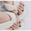 Móng Chân Gel Cao Cấp Ohora P Jumping Cat 30 Miếng | Họa Tiết Mèo Đáng Yêu & Nền Đen Chic