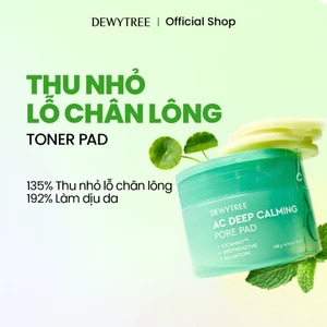 Toner Pad Làm Dịu Da & Tẩy Tế Bào Chết với AHA Thực Vật AC Deep Green Calming Pad 60 Miếng