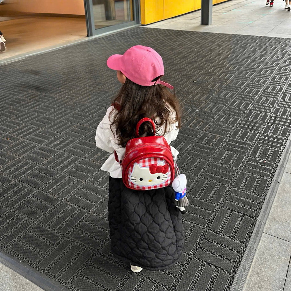 Ba Lô Hello Kitty Mini Cho Bé Gái Và Mẹ | Túi Đeo Lưng Hoạt Hình Dễ Thương Phong Cách Hàn Quốc