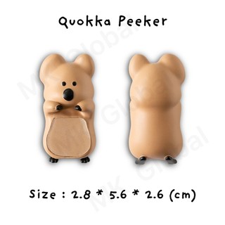 [Dinotaeng] Mô Hình Quokka & BOBO Peeker | Tượng Quokka Dễ Thương | Đồ Sưu Tầm BOBO | Decor Bàn Làm Việc Xinh Xắn