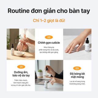 <Odorata / Neferra> Chăm Sóc Nếp Nhăn + Đàn Hồi / Dầu Dưỡng Tay & Móng Romantic Touch 20ml