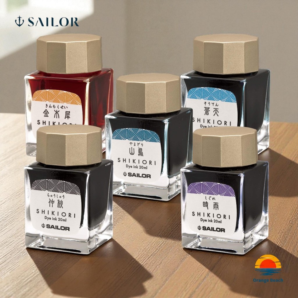 Sailor SHIKIORI Muc But May Muc Chai 20ml/Muc Goc Nuoc/36 Mau Sac/San Xuat Tai Nhat Ban