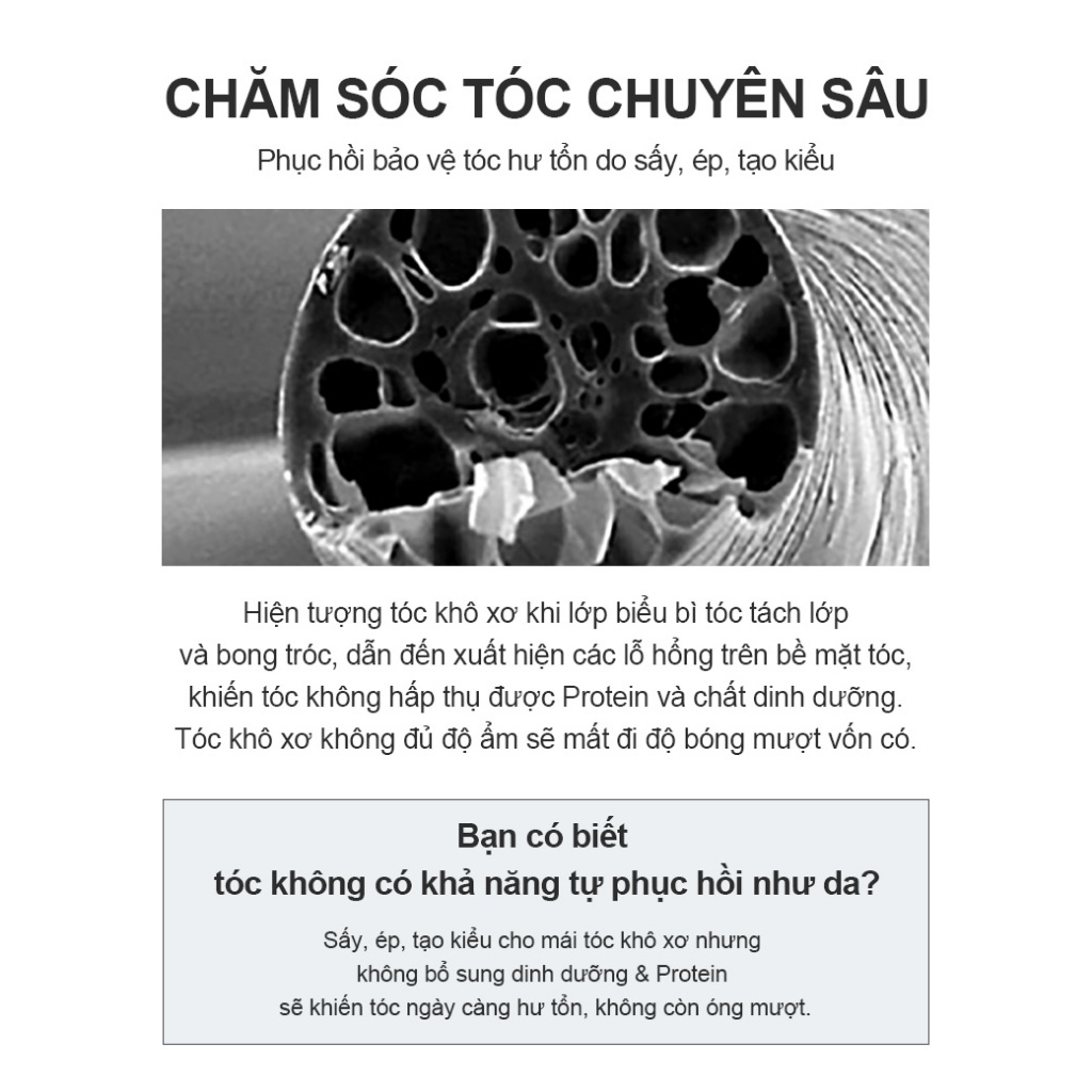 Chất lượng Sản Phẩm Dưỡng Tóc Phục Hồi Hư Tổn