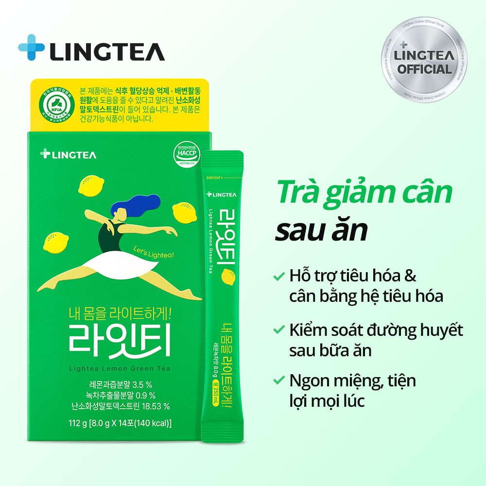 [LINGTEA] Lightea Trà Giấm Táo Chanh Không Đường Hỗ trợ Tiêu hóa và ...