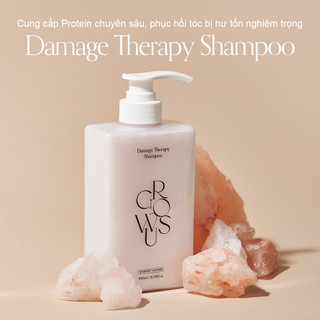 [GROWUS Chính hãng] Dầu gội protein, ngọc trai phục hồi tóc hư tổn, nuôi dưỡng mái tóc mềm mượt GROWUS Damage Therapy Shampoo 500ml