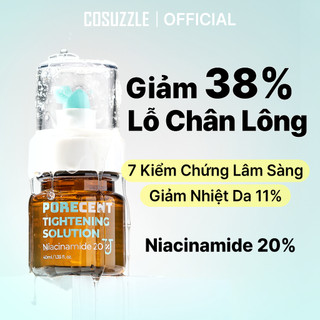 Serum Niacinamide 20% Thu Nhỏ Lỗ Chân Lông Kiềm Dầu Giảm Mụn Cho Da Dầu 40ml PORECENT